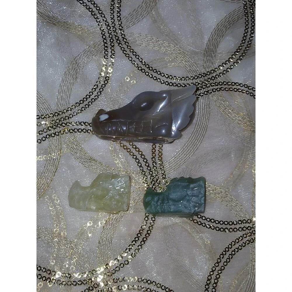 Crystal Dragon Carvings